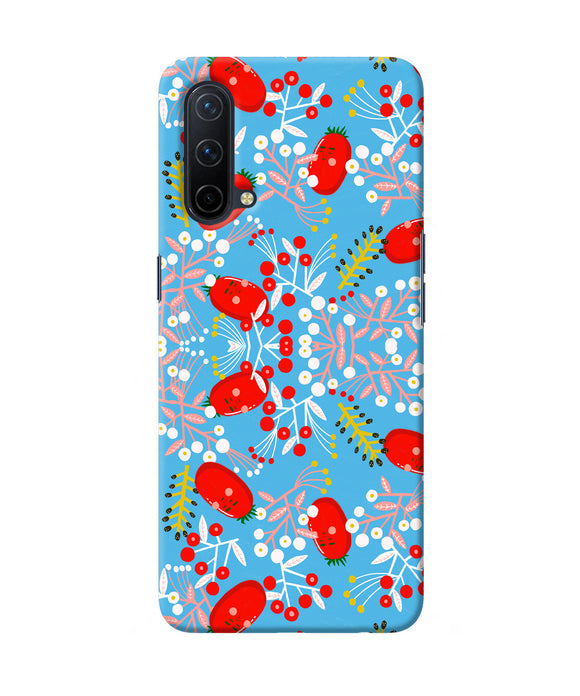 Small red animation pattern Oneplus Nord CE 5G Back Cover