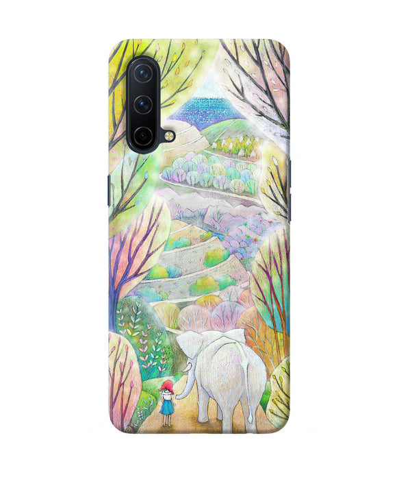 Natual elephant girl Oneplus Nord CE 5G Back Cover