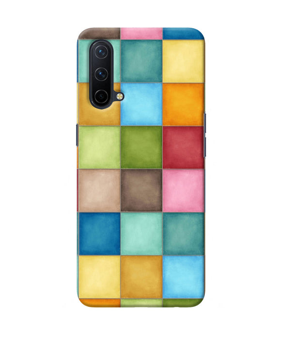 Abstract colorful squares Oneplus Nord CE 5G Back Cover