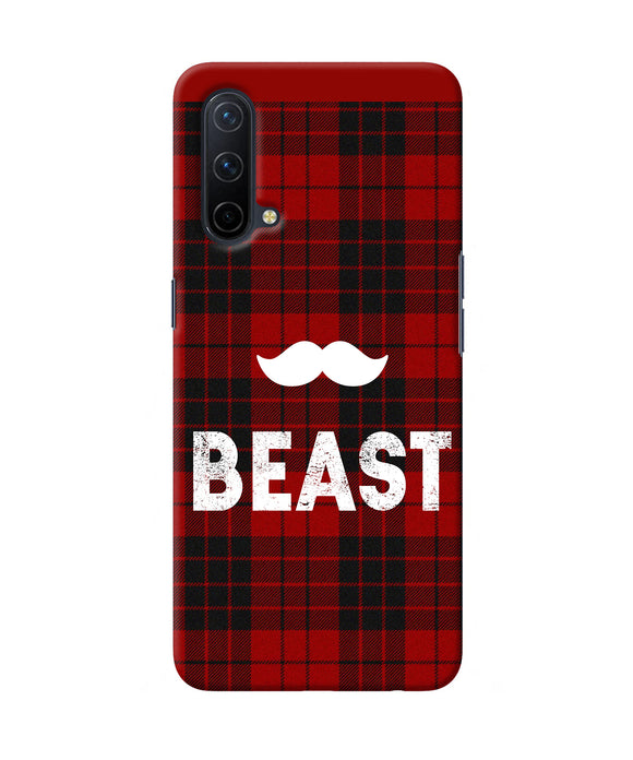 Beast red square Oneplus Nord CE 5G Back Cover