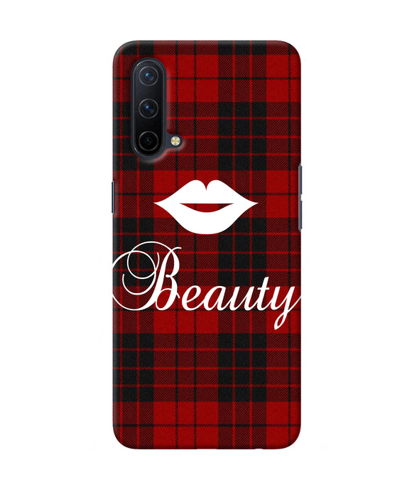 Beauty red square Oneplus Nord CE 5G Back Cover