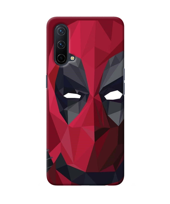 Abstract deadpool mask Oneplus Nord CE 5G Back Cover
