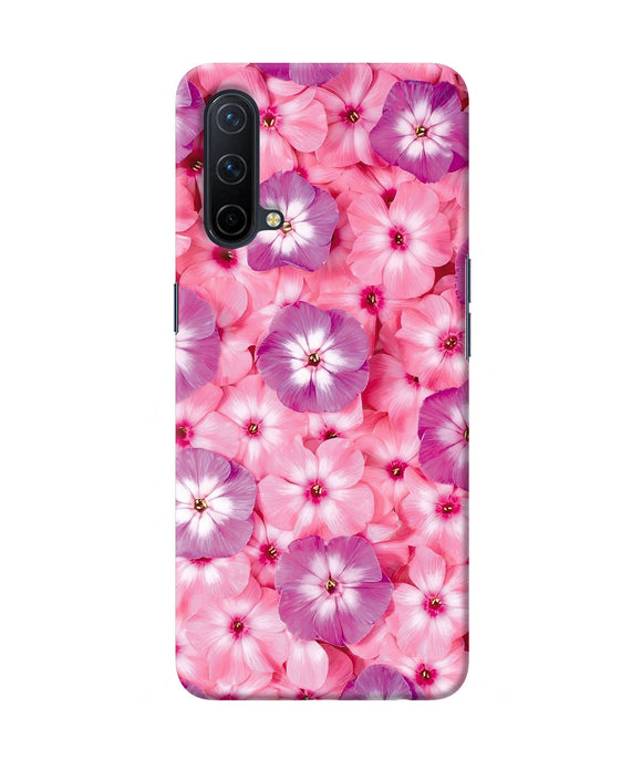 Natural pink flower Oneplus Nord CE 5G Back Cover