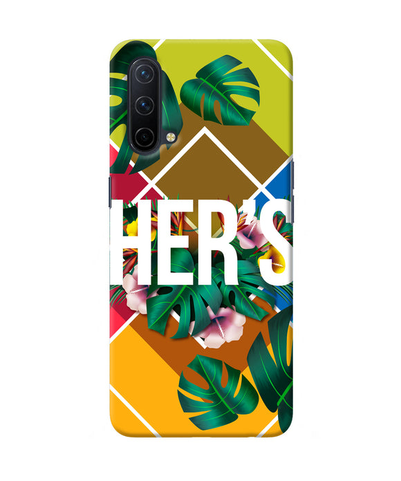 His her two Oneplus Nord CE 5G Back Cover