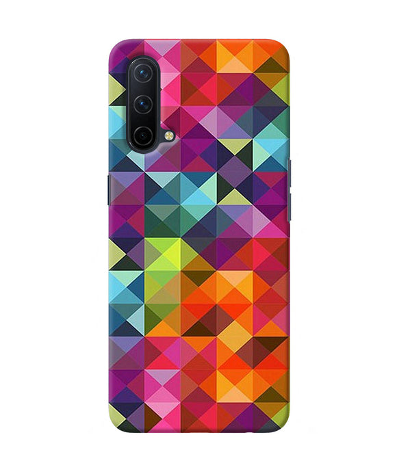 Abstract triangle pattern Oneplus Nord CE 5G Back Cover
