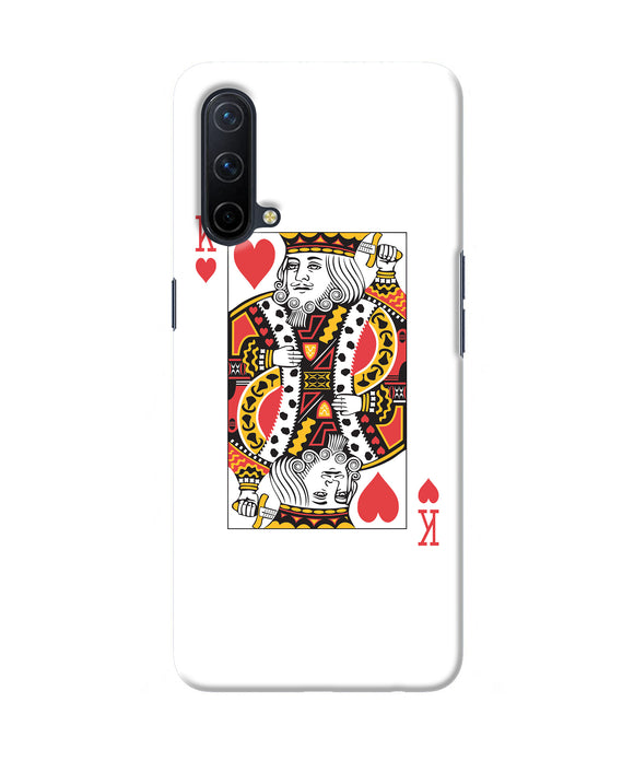 Heart king card Oneplus Nord CE 5G Back Cover