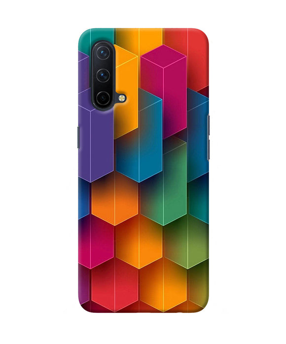 Abstract rectangle print Oneplus Nord CE 5G Back Cover