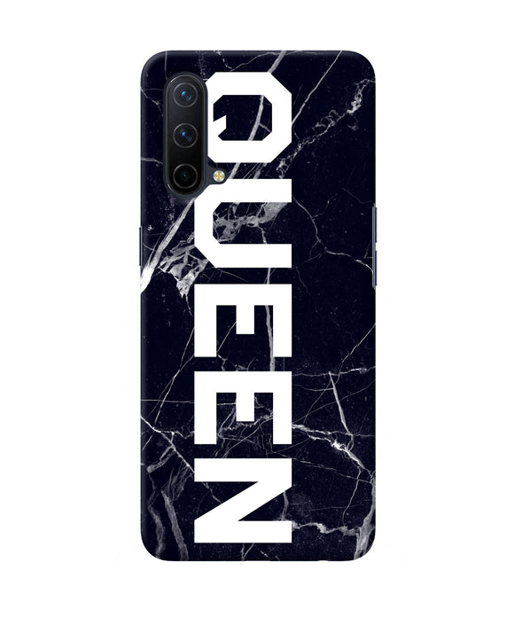 Queen marble text Oneplus Nord CE 5G Back Cover
