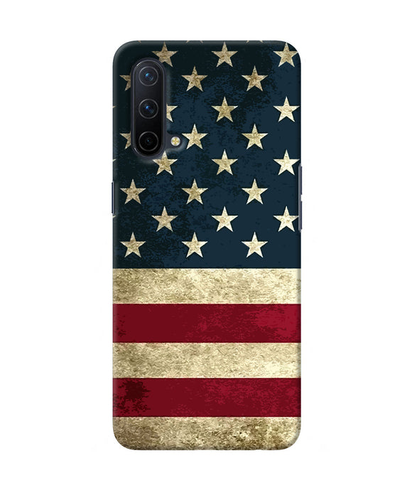 Vintage US flag Oneplus Nord CE 5G Back Cover