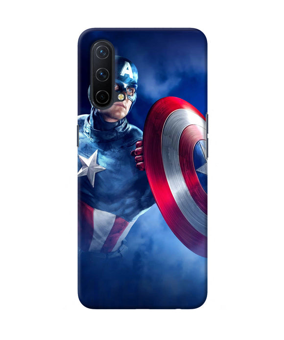 Captain america on sky Oneplus Nord CE 5G Back Cover