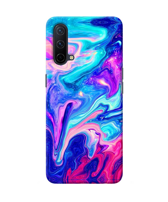 Abstract colorful water Oneplus Nord CE 5G Back Cover