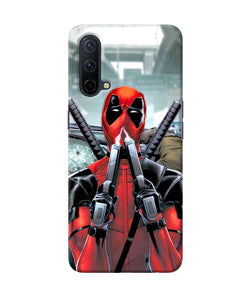 Deadpool with gun Oneplus Nord CE 5G Back Cover