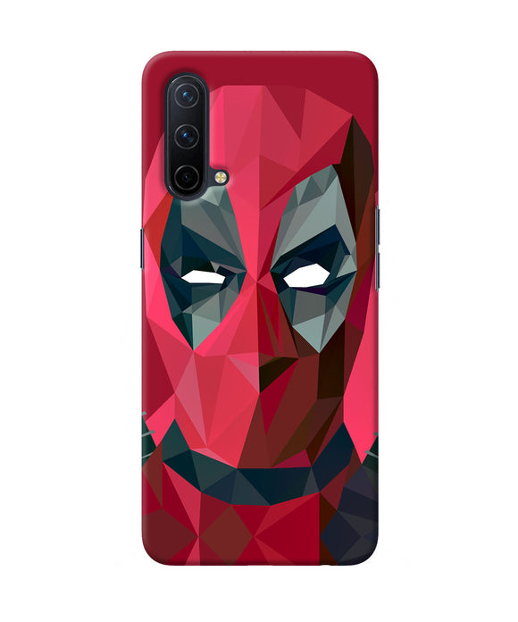 Abstract deadpool full mask Oneplus Nord CE 5G Back Cover