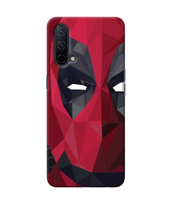 Abstract deadpool half mask Oneplus Nord CE 5G Back Cover