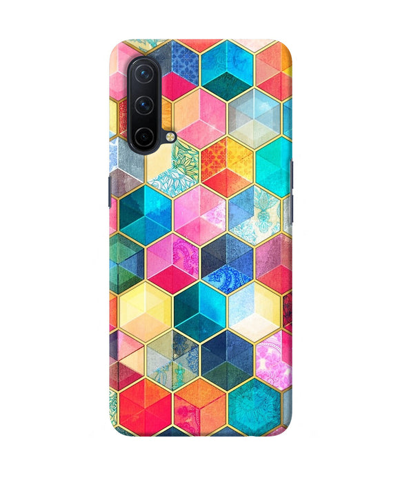 Abstract color box Oneplus Nord CE 5G Back Cover