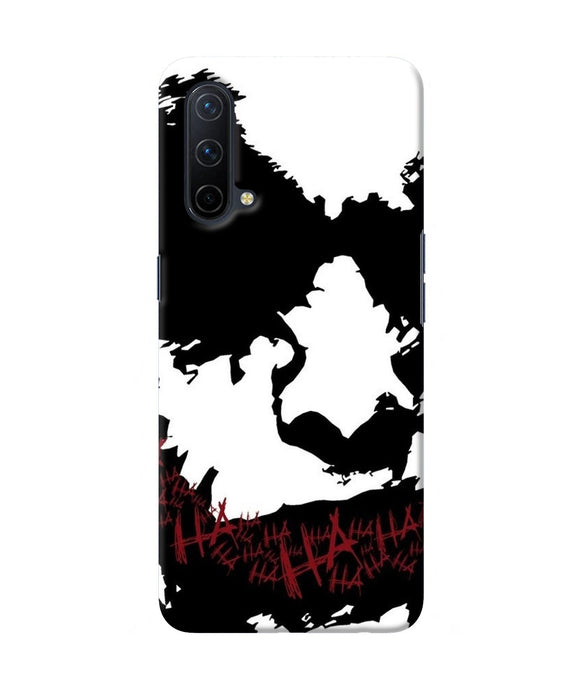 Black and white joker rugh sketch Oneplus Nord CE 5G Back Cover