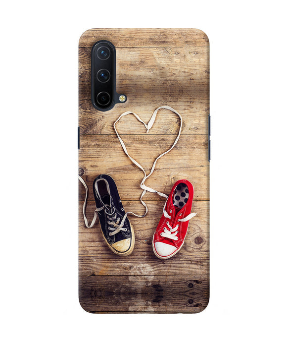 Shoelace heart Oneplus Nord CE 5G Back Cover