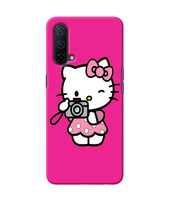 Hello kitty cam pink Oneplus Nord CE 5G Back Cover