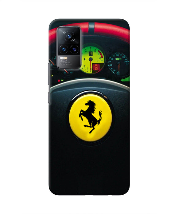 Ferrari Steeriing Wheel Vivo Y73 Real 4D Back Cover