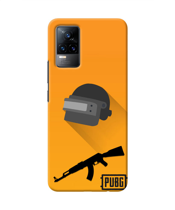 PUBG Helmet and Gun Vivo Y73 Real 4D Back Cover