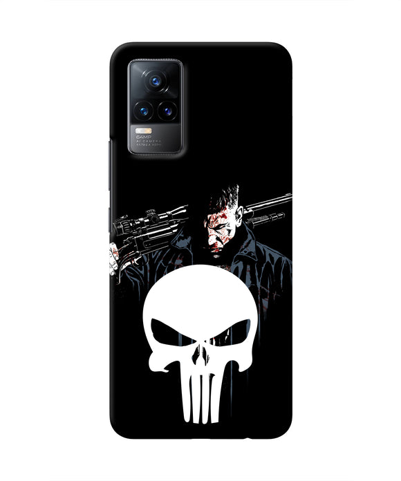 Punisher Character Vivo Y73 Real 4D Back Cover
