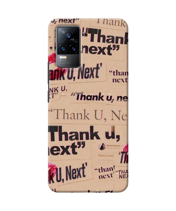 Thank you next Vivo Y73 Back Cover