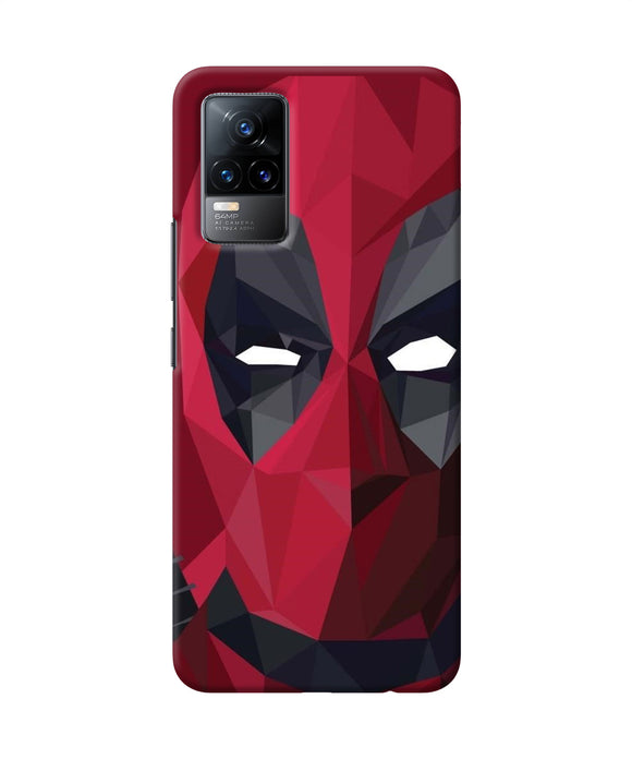 Abstract deadpool mask Vivo Y73 Back Cover