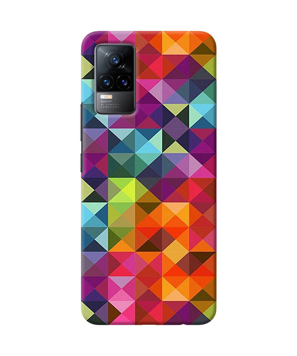 Abstract triangle pattern Vivo Y73 Back Cover