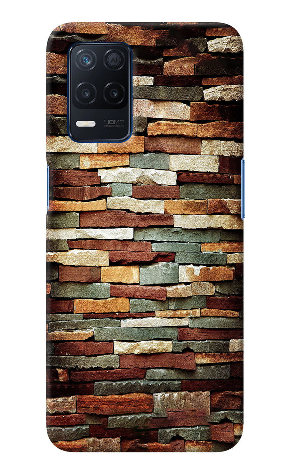 Bricks Pattern Realme Narzo 30 5G Back Cover