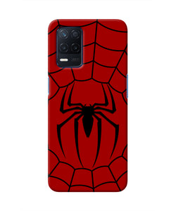 Spiderman Web Realme Narzo 30 5G Real 4D Back Cover