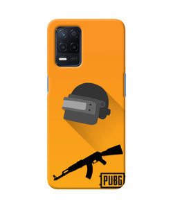 PUBG Helmet and Gun Realme Narzo 30 5G Real 4D Back Cover