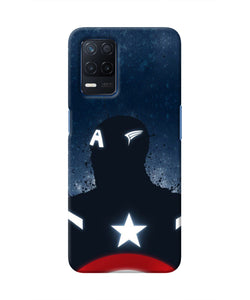 Captain america Shield Realme Narzo 30 5G Real 4D Back Cover