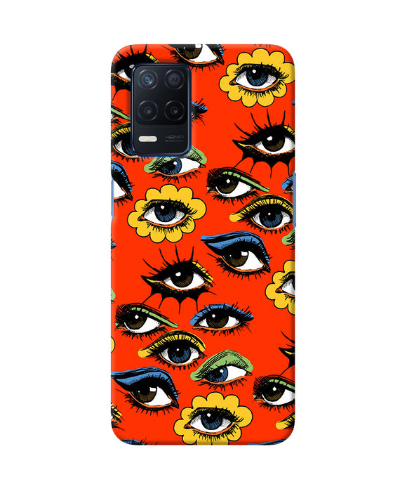 Abstract eyes pattern Realme Narzo 30 5G Back Cover