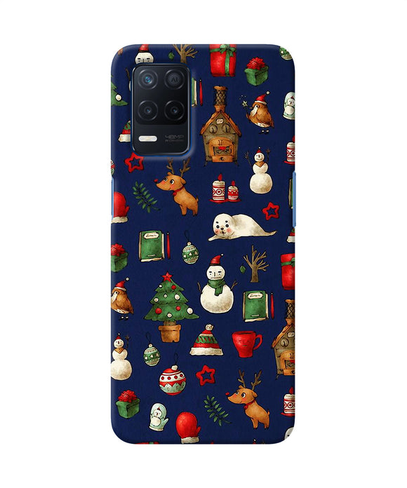 Canvas christmas print Realme Narzo 30 5G Back Cover