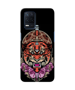 Abstract tiger Realme Narzo 30 5G Back Cover