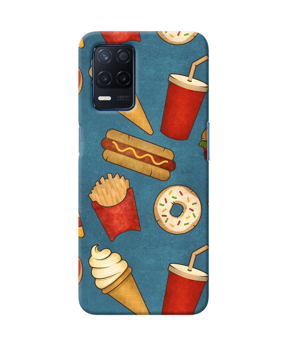 Abstract food print Realme Narzo 30 5G Back Cover