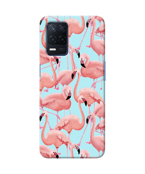 Abstract sheer bird print Realme Narzo 30 5G Back Cover