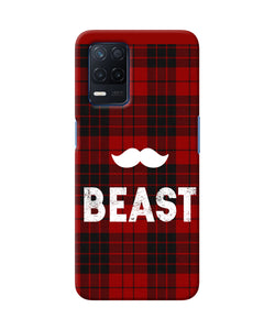 Beast red square Realme Narzo 30 5G Back Cover