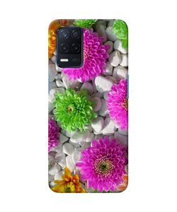 Natural flower stones Realme Narzo 30 5G Back Cover