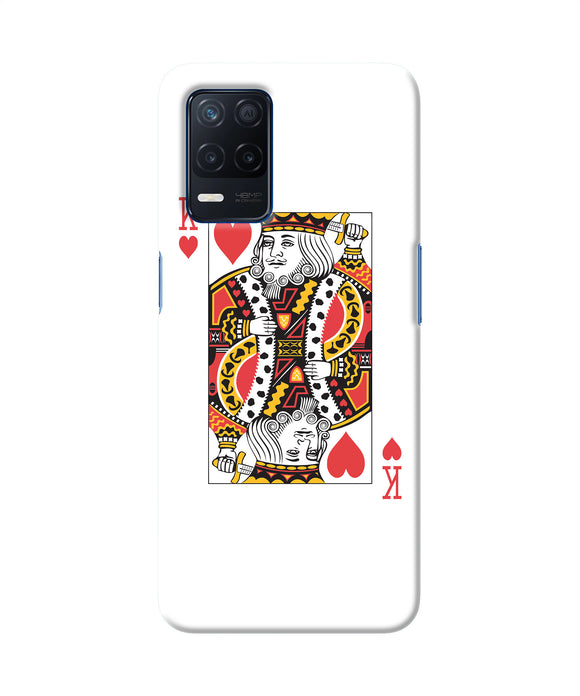 Heart king card Realme Narzo 30 5G Back Cover