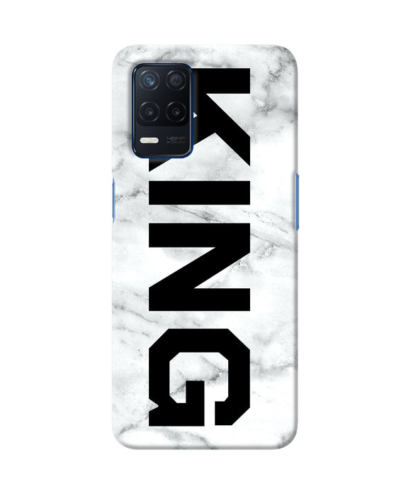 King marble text Realme Narzo 30 5G Back Cover