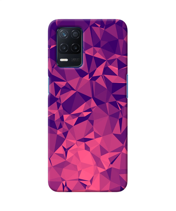 Abstract red blue shine Realme Narzo 30 5G Back Cover