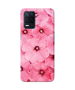 Pink flowers Realme Narzo 30 5G Back Cover