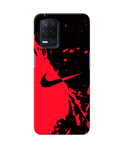 Nike red black poster Realme Narzo 30 5G Back Cover