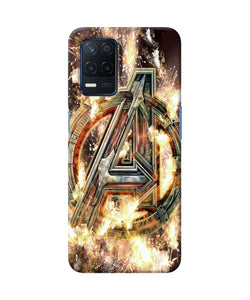 Avengers burning logo Realme Narzo 30 5G Back Cover