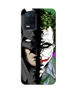 Batman vs joker half face Realme Narzo 30 5G Back Cover