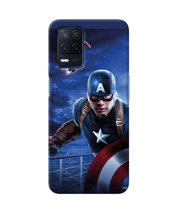 Captain with ironman Realme Narzo 30 5G Back Cover