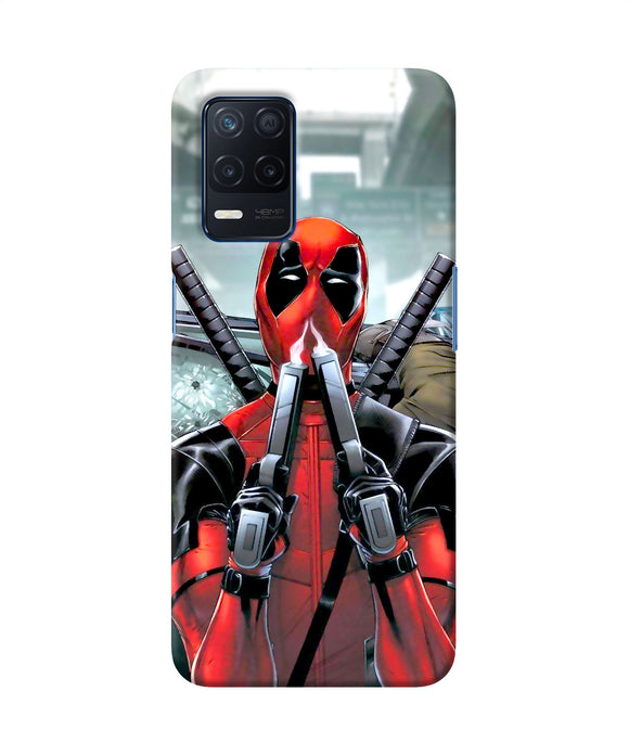 Deadpool with gun Realme Narzo 30 5G Back Cover