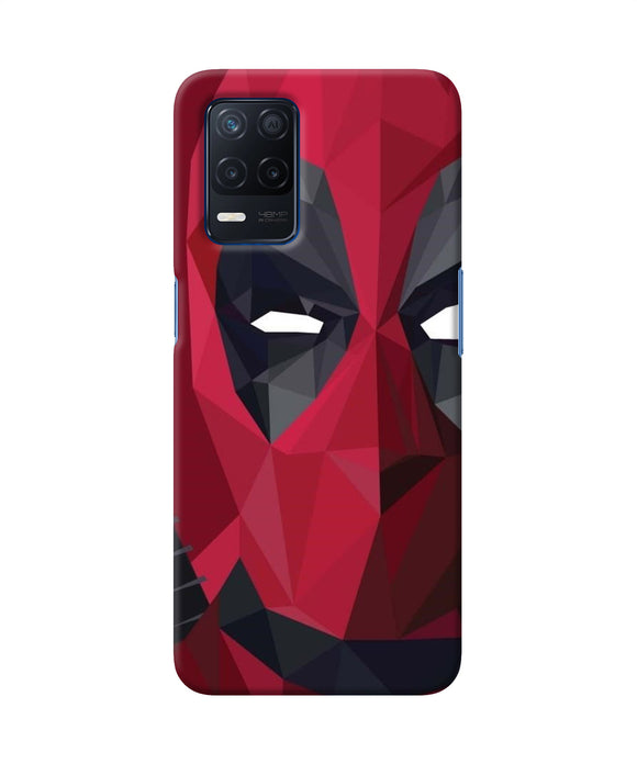 Abstract deadpool half mask Realme Narzo 30 5G Back Cover