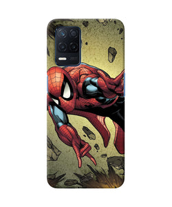 Spiderman on sky Realme Narzo 30 5G Back Cover